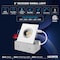 Luxrite 3 Inch Square Gimbal LED Recessed Downlight 5CCT 2700K-5000K 8W 600LM Dimmable Damp Rated IC Rated LR23222-1PK - alternate 6